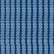 Vector seamless blue ethnic pattern