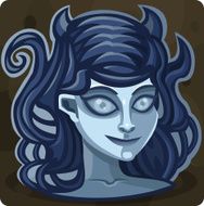 Blue girl ghost
