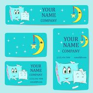 Business cards Card or invitation Vintage decorative elements N6