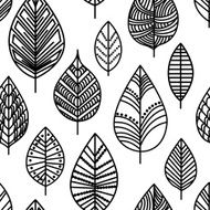 Autumn seamless leaf pattern
