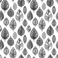 Autumn seamless leaf pattern N2