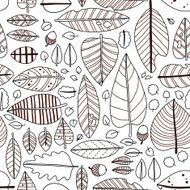 Autumn seamless leaf pattern N5