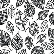 Autumn seamless leaf pattern N7