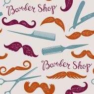 barber shop pattern