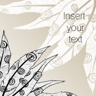 feathers ornament N6