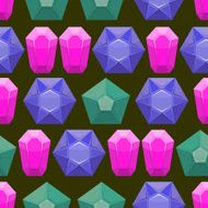 Precious stones texture Rich vector background of jewels