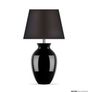 Black table lamp