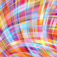 Colorful smooth light lines background orange red blue yellow colors