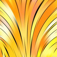 Colorful smooth light lines background Yellow orange white colors