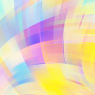 Colorful smooth light lines background yellow pink blue colors