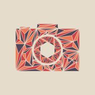 Camera icon Polygon photo camera