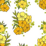 Seamless Floral Pattern N476