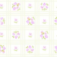 english floral pattern with cross stripes vector vintage wallpaper N2