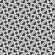 Seamless pattern of intersecting twisting stripes