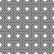 Seamless pattern of intersecting ropes N2