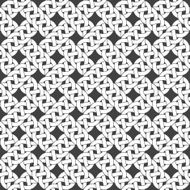 Seamless pattern of intersecting braids