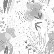 abstract floral pattern N28