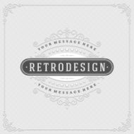 Vintage ornament from cut paper and shadow border frame decoration
