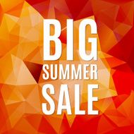 summer sale polygonal background N3
