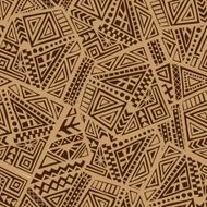 Hand Drawn Ethnic Seamless Pattern N4