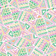 Hand Drawn Ethnic Seamless Pattern N6