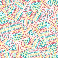 Hand Drawn Ethnic Seamless Pattern N7