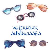 watercolor set Sunglasses