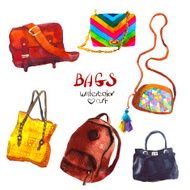 set of watercolor bags N2