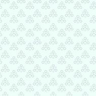 Repeating geometric shapes circles connected by lines