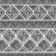 Hand Drawn Ethnic Seamless Pattern N25