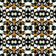 Color Seamless natural pattern in butterfly print concept