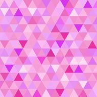 Seamless pattern pink triangle geometry mosaic tile
