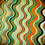 Abstract crumpled retro background