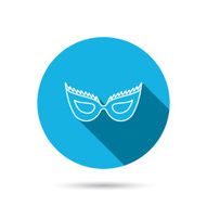 Festive mask icon Masquerade carnival sign N5