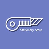 Linear logo for stationery store