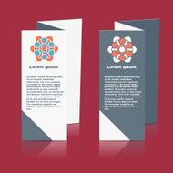 Brochures design for social infographic diagram presentation N11