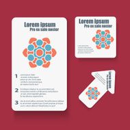 Brochures design for social infographic diagram presentation N12