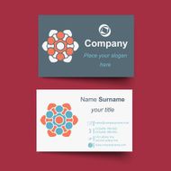 Modern simple light business card template N10