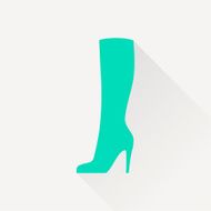 Woman boot icon N8