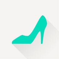 Woman shoe icon N8