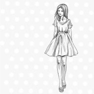 Fashionable summer look for woman