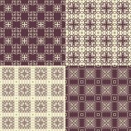 Geometric seamless pattern N19