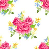 Seamless floral background N112