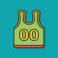 Sports vest icon N4