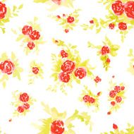 Seamless floral watercolor pattern N2