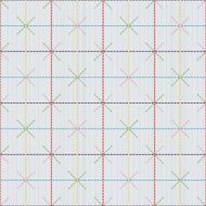 Old japanese quilting Sashiko Seamless pattern