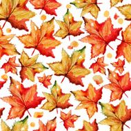 Watercolor floral seamless pattern N23