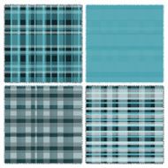 Four pattern of blue patches