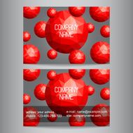 abstract business card