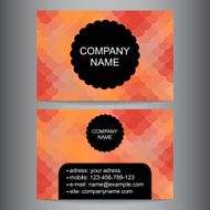 colorful business card N9